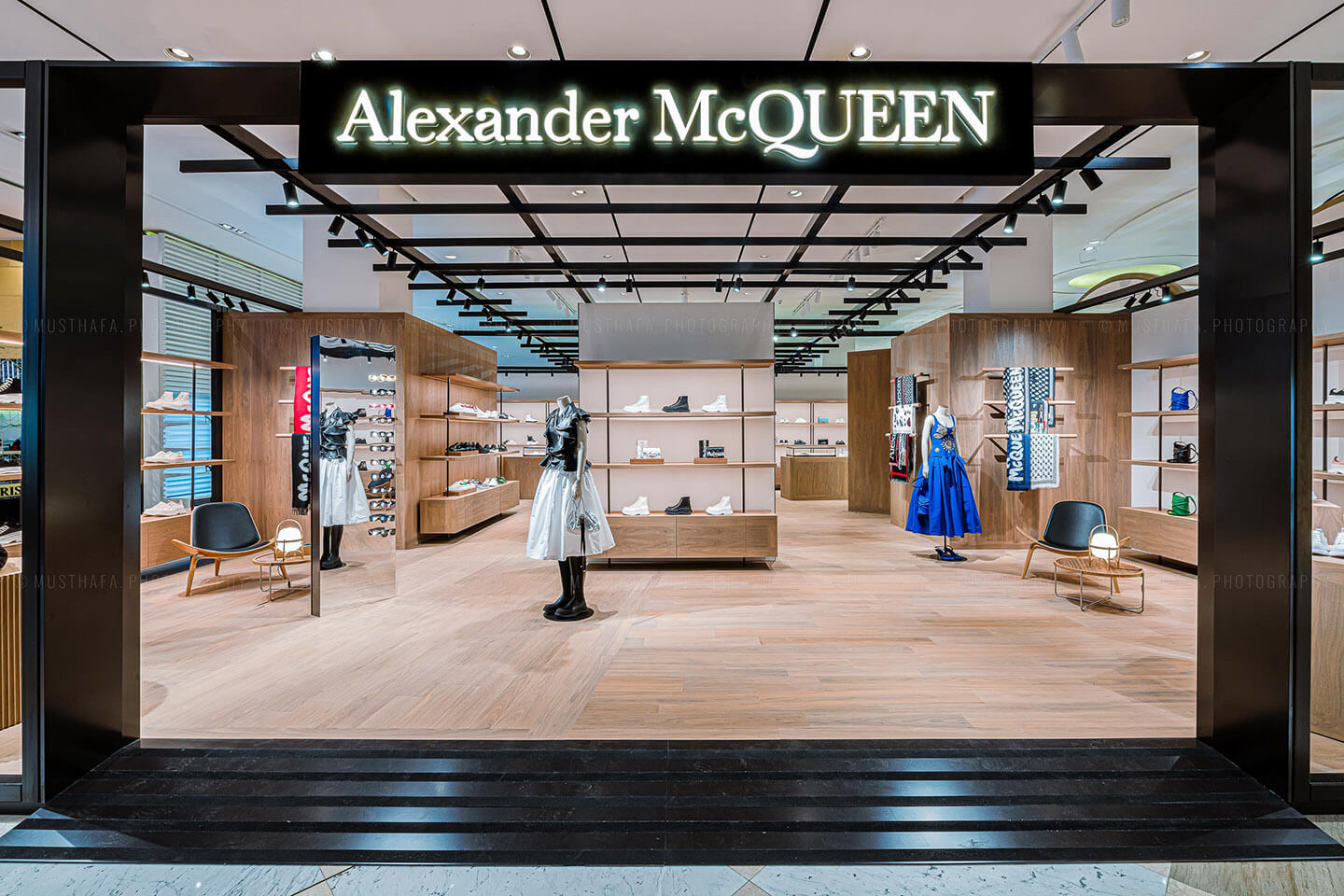 After Alexander Mcqueen Level Store Dubai Mall Editing Photography Techniques Interior UAE Abu Dhabi 1