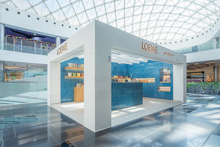 Loewe Pop Up Store Interior Photography Dubai LS