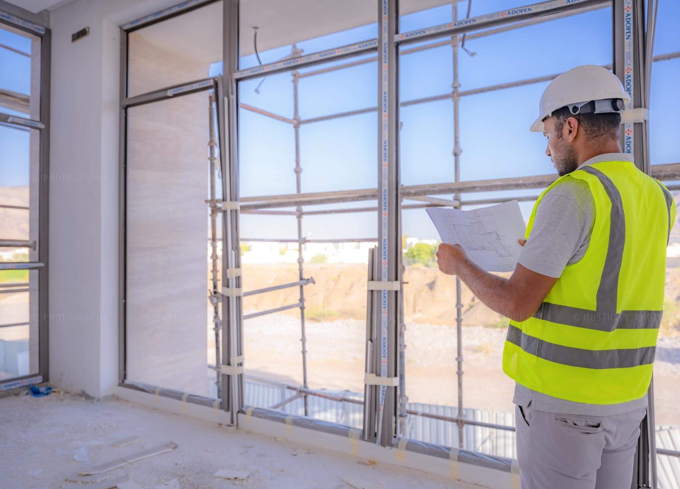 Construction Site Photography Dubai Freelancer Industrial Photographer Abu Dhabi UAE Kuwait KSA Riyadh architectural Architecture Exterior Building Worker 05