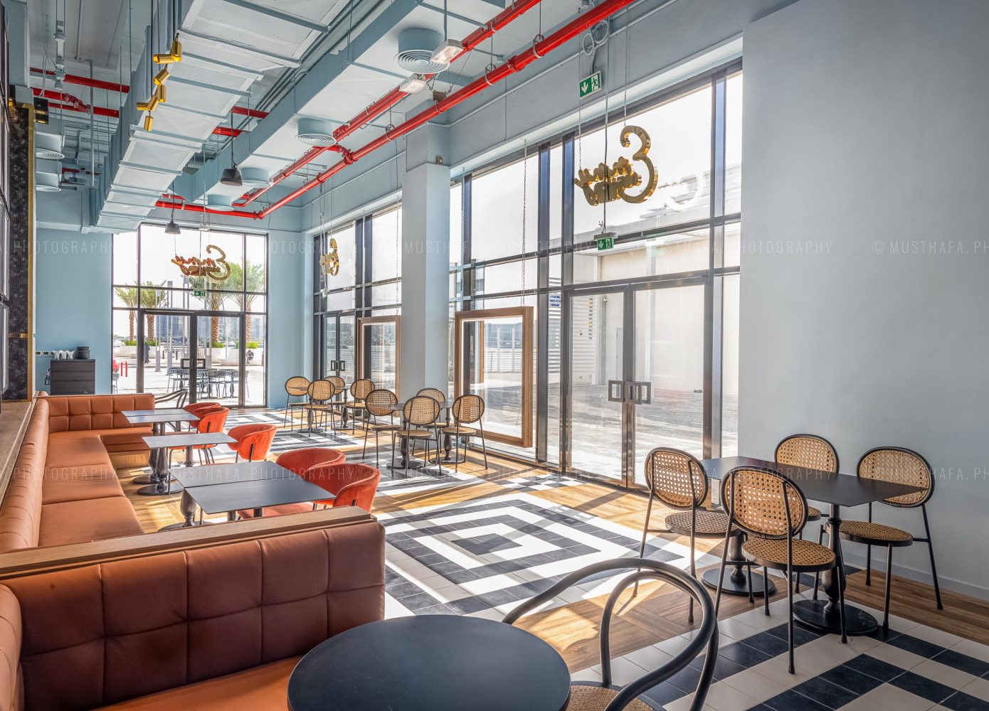 Emmy Squared Pizza Restaurant Yas Bay Island Abu Dhabi Interior Photography Dubai Photographer Architectural UAE Kuwait Interiors Architecture Professional Freelancer 08