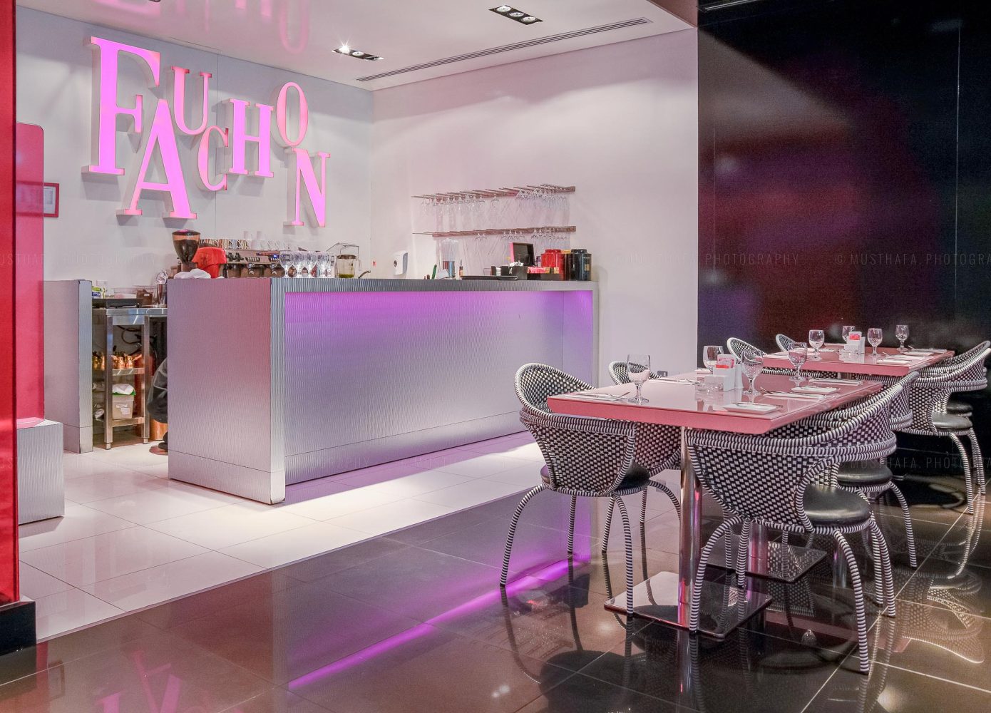 Fit out photography Dubai Restaurant Fauchon Paris Dubai Abu Dhabi UAE Qatar Doha Kuwait Bahrain Oman Saudi Arabia KSA Riyadh Bahrain 04