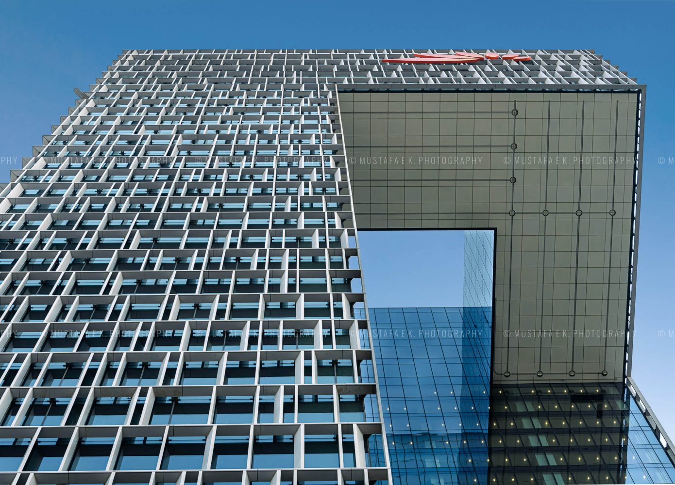 Mashreq Bank Dubai Headquarters Skyscraper Business Bay UAE stock photography exterior architecture photographer Kuwait architectural 03