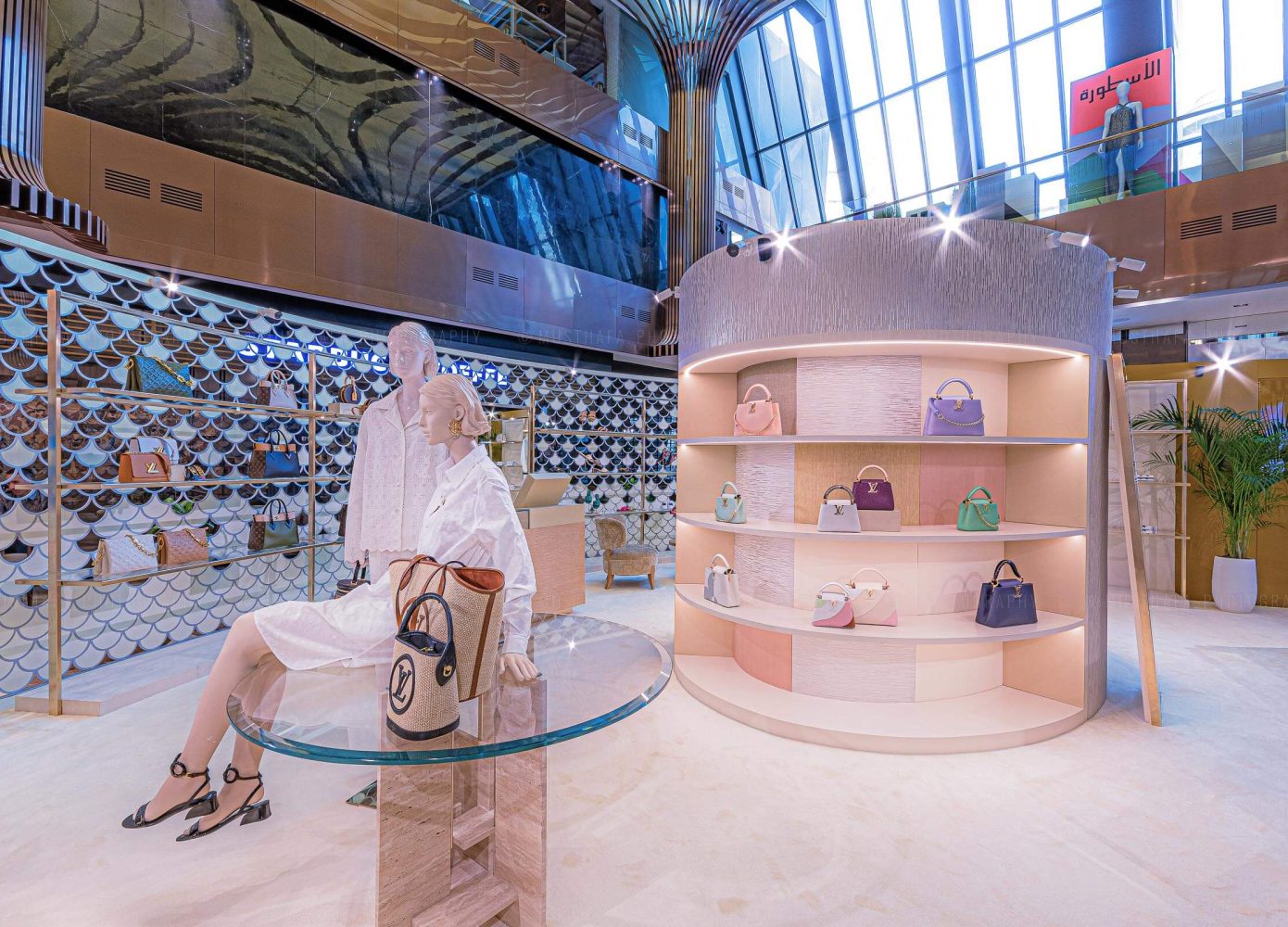 Pop up Photographer Dubai Louis Vuitton Retail Kiosk Interior Photography Dubai Kuwait Riyadh 08