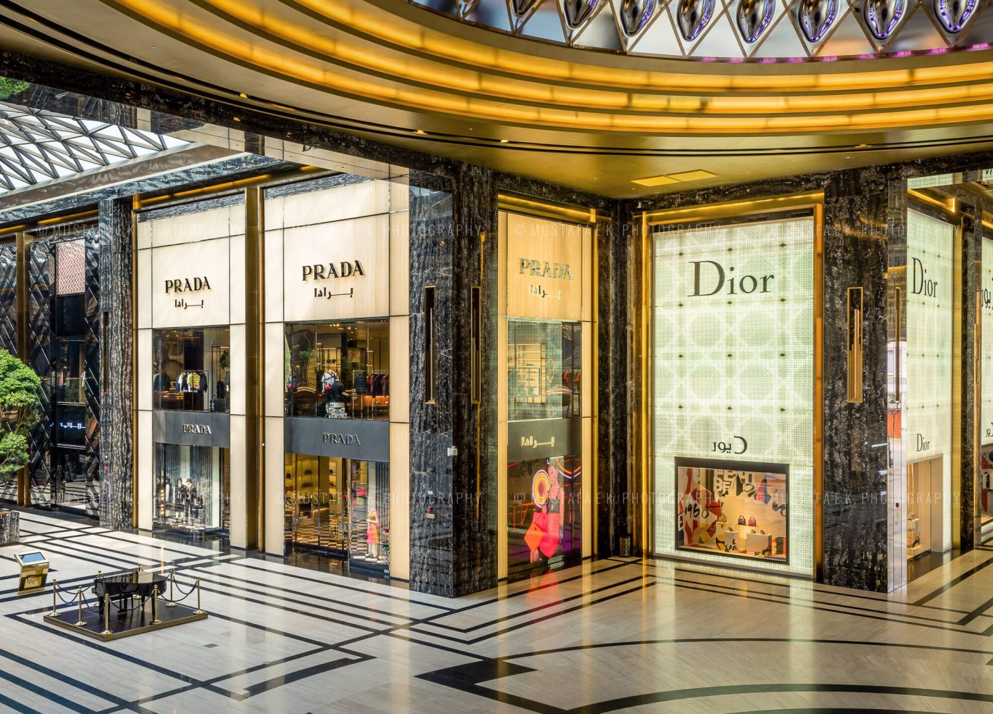 Prada Retail Store Dubai Kuwait Photography Interior Photography Abu Dhabi UAE