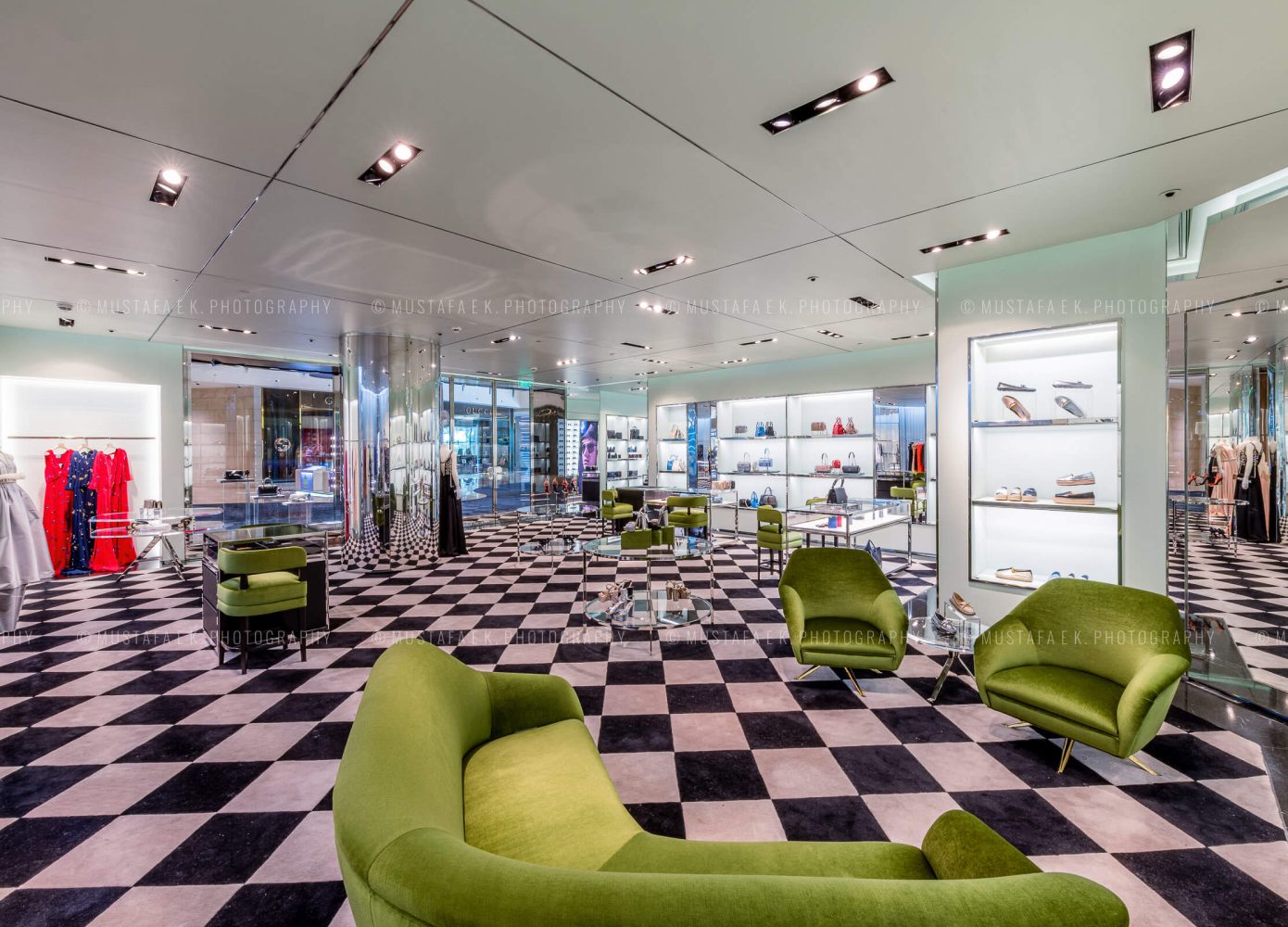 Prada Retail Store Dubai Kuwait Photography Interior Top Best Photographer UAE Abu Dhabi