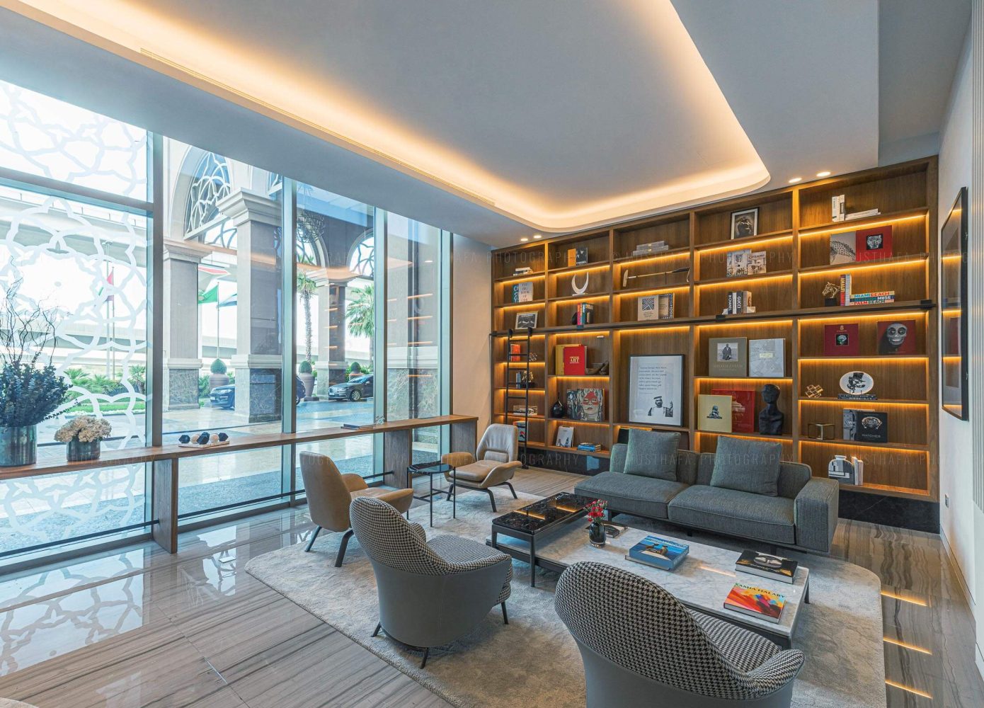 The 9 Interior luxury lounge Photography Mall of the Emirates Kempinski Hotel Dubai Photographer UAE 03